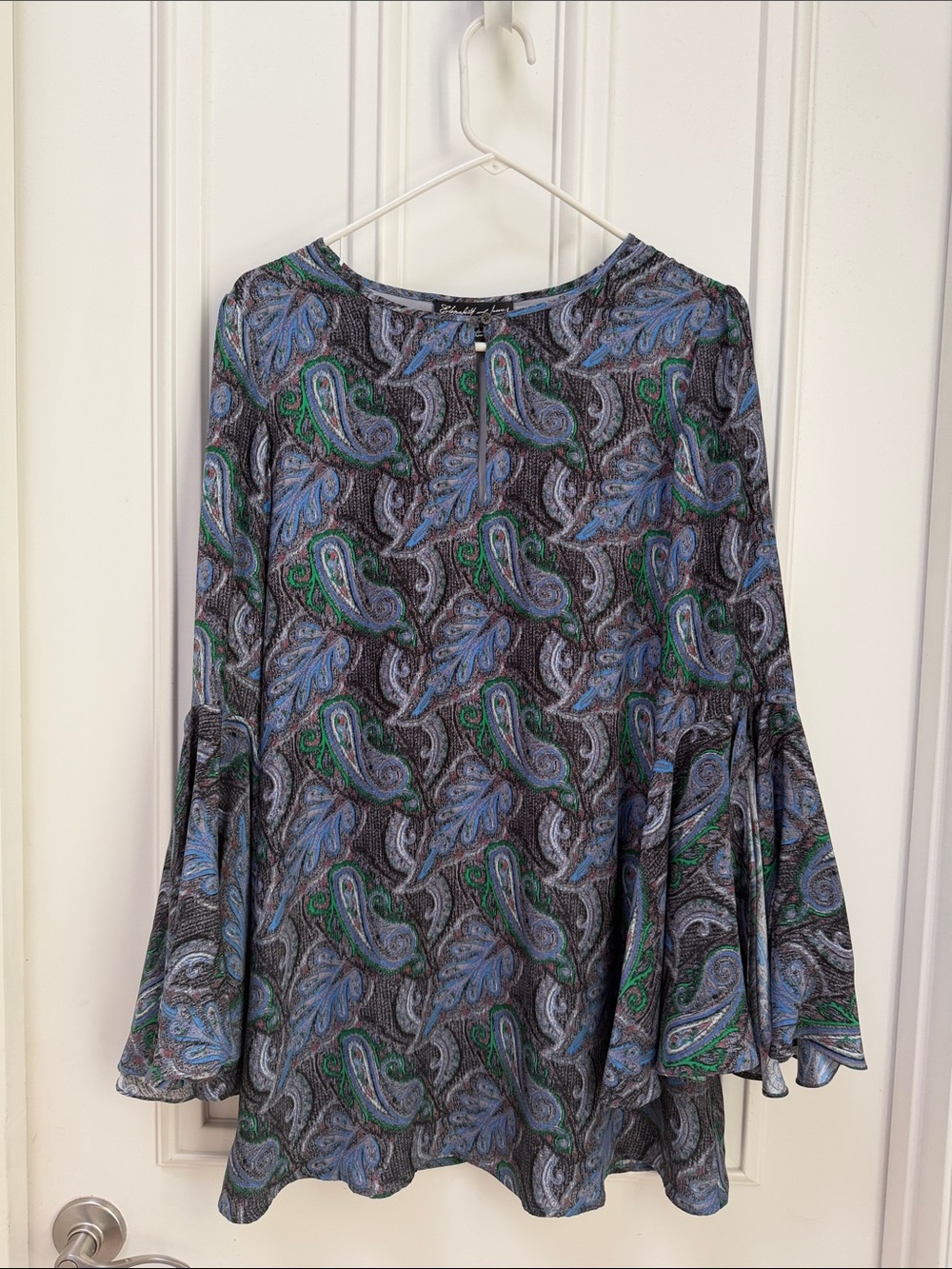 Elizabeth and James Silk Shift Dress